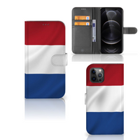 Apple iPhone 12 Pro Max Bookstyle Case Nederlandse Vlag