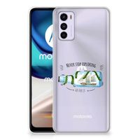 Motorola Moto G42 Telefoonhoesje met Naam Boho Bottle