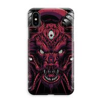 Hell Hound and Serpents: iPhone XS Max Volledig Geprint Hoesje - thumbnail