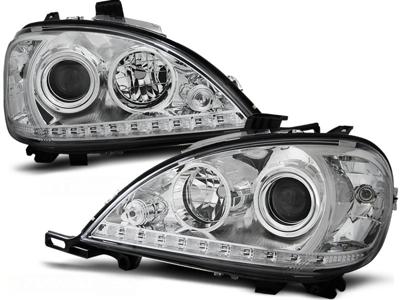 Tuning-Tec Koplampen met parkeerlicht MERCEDES W163 ML M-Klasse 09 01-05 CHROOM