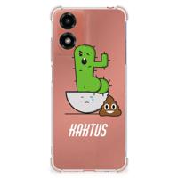 Motorola Moto G24 | G24 Power | G04 Stevig Bumper Hoesje Cactus Poo - thumbnail