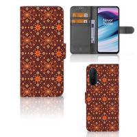 OnePlus Nord CE 5G Telefoon Hoesje Batik Brown