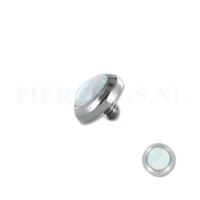 Dermal balletje 1.2 mm opaal multi glans