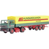 Kibri 14699 H0 Vrachtwagen Raba Raba 2-assige trekker met HUNGAROCAMION schuifzeil-oplegger - thumbnail