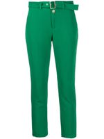 LIU JO pantalon de tailleur à taille ceinturée - Vert