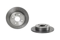 Remschijf BREMBO XTRA LINE BREMBO, Remschijftype: Geperforeerd, u.a. für Opel, Vauxhall, Chevrolet - thumbnail