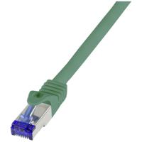 LogiLink C6A045S RJ45 CAT 6A S/FTP 1.50 m Groen 1 stuk(s)