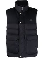 Moncler gilet Rance à design matelassé - Bleu