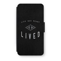 To be lived: iPhone 7 Plus Flip Hoesje