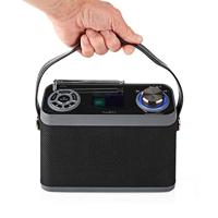 Nedis Radio Dab+ | Tafeldesign | DAB+ / FM | 2,4 inch | kleurendisplay | netvoeding/batterij aangedreven | Digitaal