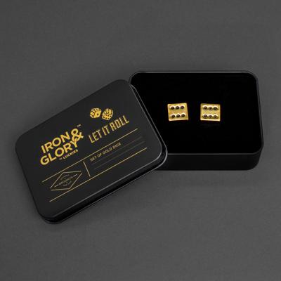 Dobbelstenen (set Van 2) - Goud Dobbelstenen (set Van 2) - Goud