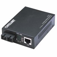 Intellinet 506502 netwerk media converter 100 Mbit/s 1310 nm Multimode Zwart - thumbnail