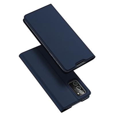 Dux Ducis - pro serie slim wallet hoes - Samsung Galaxy Note 20 - Blauw Dux Ducis - pro serie slim wallet hoes - Samsung Galaxy Note 20 - Blauw