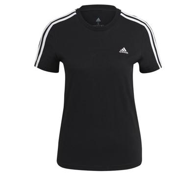 adidas T-shirt 3-Stripes - Zwart/Wit Dames adidas T-shirt 3-Stripes - Zwart/Wit Dames