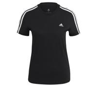 adidas T-shirt 3-Stripes - Zwart/Wit Dames