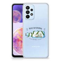 Samsung Galaxy A23 Telefoonhoesje met Naam Boho Bottle - thumbnail