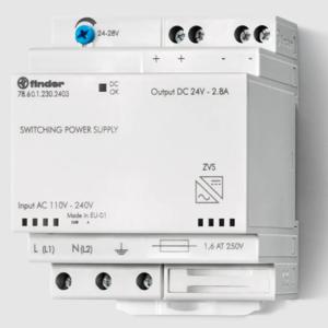 Finder 78.60.1.230.2402 DIN-rail netvoeding 24 V/DC 2.8 A 60 W Inhoud: 1 stuk(s)