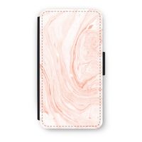 Peach bath: iPhone X Flip Hoesje