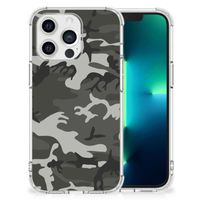 Apple iPhone 13 Pro Doorzichtige Silicone Hoesje Army Light