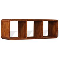 Tv-meubel 120x30x40 cm massief hout met sheesham afwerking