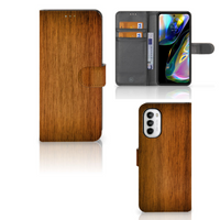 Motorola Moto G52 | Moto G82 Book Style Case Donker Hout