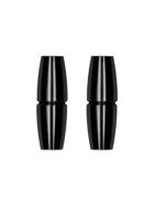 Magnetic Nipple Clamps - Sensual Cylinder - Black