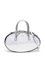 Simone Rocha sac à main Egg en cuir - Argent - thumbnail