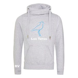 Rugby Vintage - Uruguay Los Teros Cross Neck Hoodie - Grijs