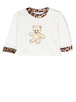 Philipp Plein Junior haut à imprimé Teddy Bear - Blanc - thumbnail