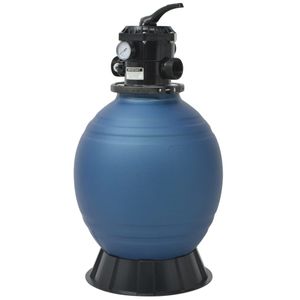 Zwembad zandfilter 18 inch/460 mm rond blauw