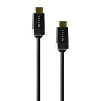 Belkin High Speed HDMI 1m HDMI0018G-1M HDMI-kabel, 1 meter, zwart - goud, stuk: 1