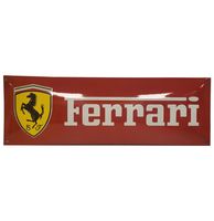 Ferrari Emaille Bord - 60 x 20 cm - thumbnail