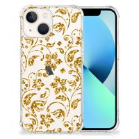 iPhone 13 Case Gouden Bloemen - thumbnail