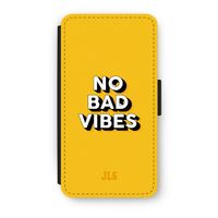 No Bad Vibes: iPhone X Flip Hoesje - thumbnail