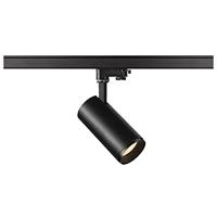SLV 3-fasensysteemspot NUMINOS® PHASE M/led 3-fasen spot, spot, plafondspot, plafondarmatuur, railsysteem, binnenverlichting / 2700K 20,1 W 1885 lm zwart dimbaar 60 graden