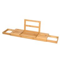 Best Design Badbrug Tray Verstelbaar 50-90 cm Bamboe - thumbnail