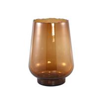 PTMD Dexa Brown glass vase straight round L