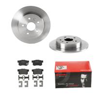 Remmenset, remschijf BREMBO, Remschijftype: Massief, Inbouwplaats: Achteras: , u.a. für Suzuki, Fiat