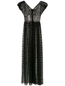 Amir Slama lace long swimsuit - Noir