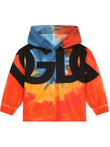 Dolce & Gabbana Kids hoodie à logo imprimé - Orange