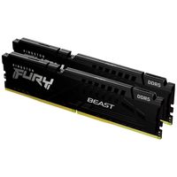 Kingston FURY Beast Werkgeheugenset voor PC DDR5 64 GB 2 x 32 GB Non-ECC 5200 MHz 288-pins DIMM CL40 KF552C40BBK2-64