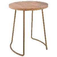 Krukje Ferro 29165 antiek goud + mangohout