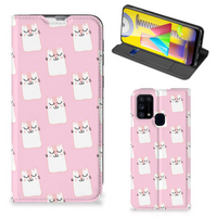 Samsung Galaxy M31 Hoesje maken Sleeping Cats