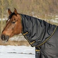 Bucas Irish Combi Neck 145/L Zwart/Goud, Halslijn