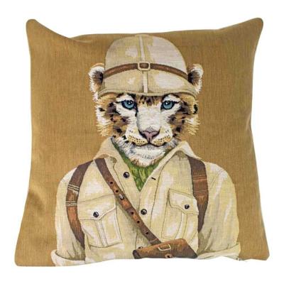 Gobelin Kussen Safari Panter (45 x 45 cm) Gobelin Kussen Safari Panter (45 x 45 cm)