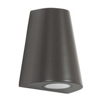 Cone Muurlamp Antraciet met Lichtsensor LED