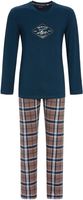 Warme heren pyjama blauw Mountains - thumbnail