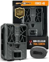 Spypoint Wildcamera 48 Mpix Low Glow LED's Anthracite Black