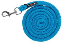 Covalliero Leidtouw Hippo, Leidriem, Karabijnhaak, 200 cm, gevlochten PE, blauw, paard