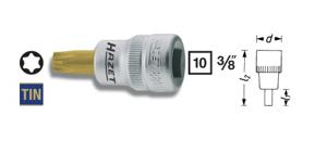 Hazet 8802-T15 8802-T15 Binnen-Torx Dopsleutel-bitinzet T 15 3/8 (10 mm)